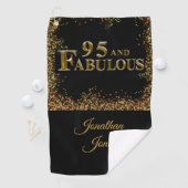 Serviette De Golf 95e anniversaire (En situation)