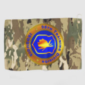 Serviette De Golf 98e Division de la formation (Horizontal)