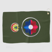 Serviette De Golf 9e division d'infanterie (Horizontal)