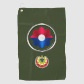 Serviette De Golf 9e division d'infanterie (Devant)
