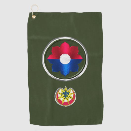 Serviette De Golf 9e division d'infanterie (Devant)