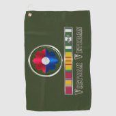 Serviette De Golf 9e division d'infanterie Vétérinaire du Vietnam (Devant)