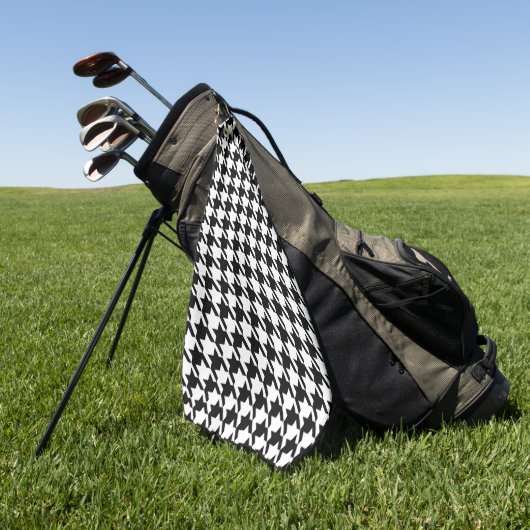 Serviette de golf à carreaux (Vert)