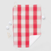 Serviette de golf à carreaux (En situation)