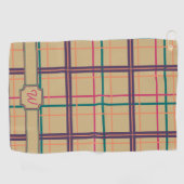 Serviette de golf à carreaux d'été (Horizontal)