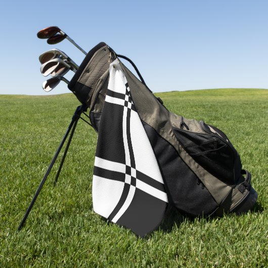 Serviette De Golf à damiers (Vert)