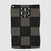 Serviette De Golf à damiers (Devant)