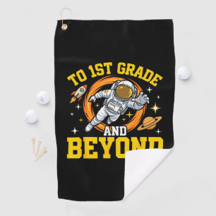 Serviette De Golf à la 1re année et au-delà Astronaute étudiant