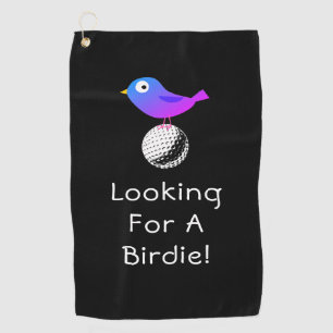 Serviette De Golf A La Recherche D'Un Oiseau, Personnaliser, Oiseau