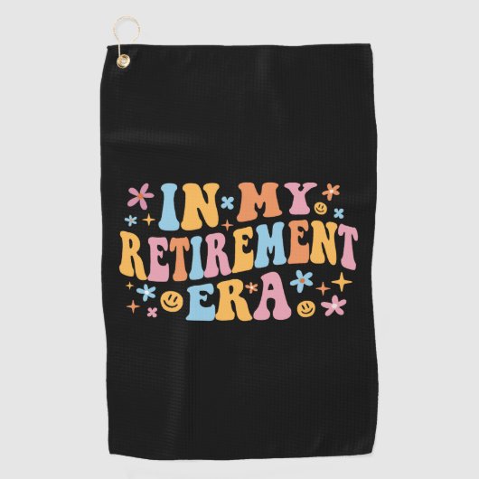 Serviette De Golf A L'Ère De La Retraite I (Devant)