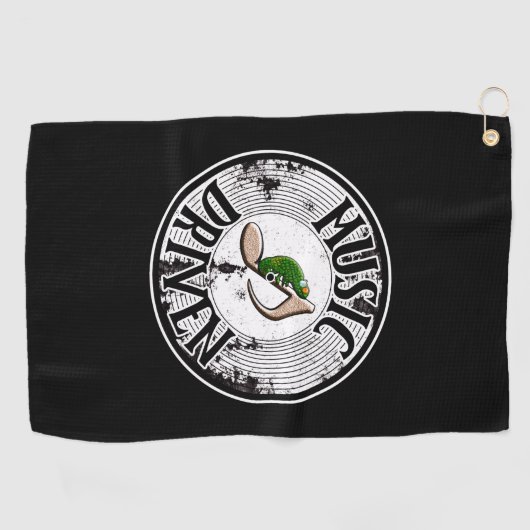Serviette de golf à musique (Horizontal)