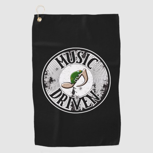 Serviette de golf à musique (Devant)