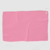 Serviette De Golf A pink towel with a textured pattern  (Horizontal)