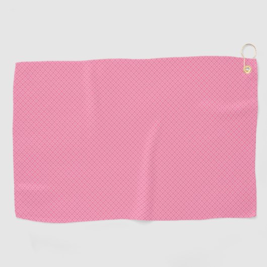 Serviette De Golf A pink towel with a textured pattern  (Horizontal)