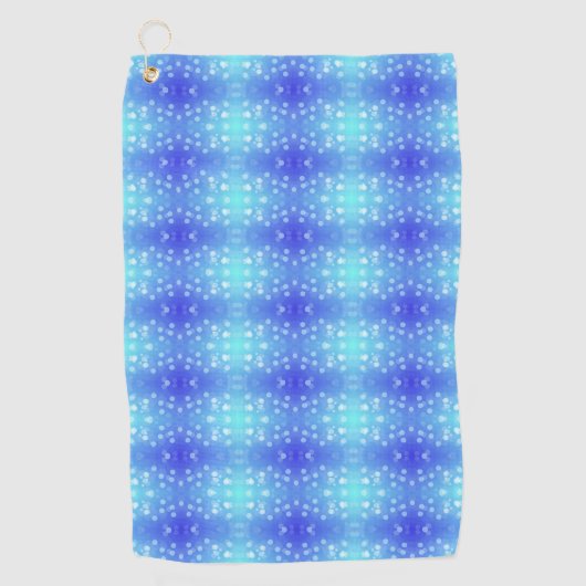 Serviette De Golf A vibrant towel featuring a symmetrical pattern (Devant)