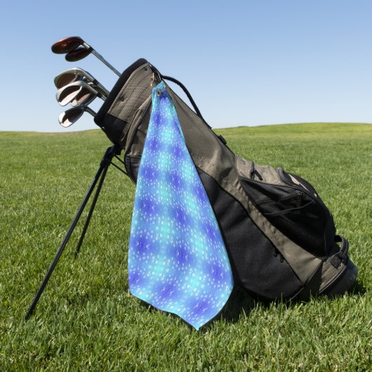 Serviette De Golf A vibrant towel featuring a symmetrical pattern  (Vert)