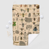 Serviette De Golf Abeille Insecte Bug Wasp Histoire naturelle abeill (En situation)
