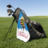 Serviette De Golf Abeille-Lieve dans vous (Vert)