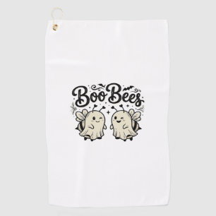 Serviette De Golf Abeilles Bouh Design de Fantôme d'Halloween Vintag