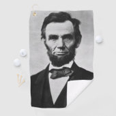 Serviette De Golf Abraham Lincoln : 16ème Président de l'Amérique (En situation)