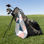 Serviette De Golf Abstract ful geometry (Vert)