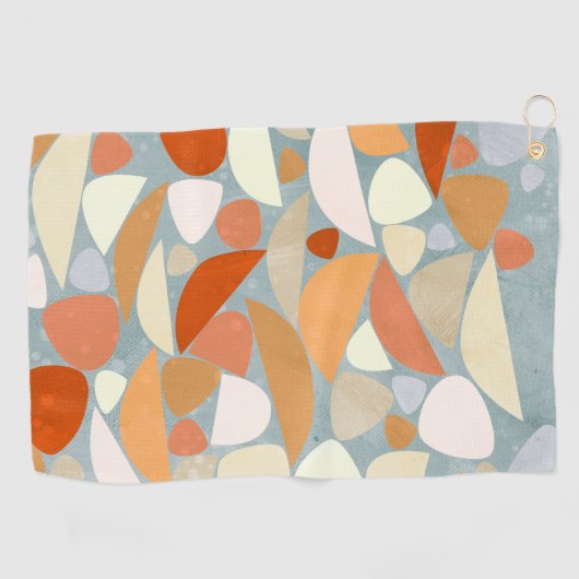 Serviette De Golf Abstract Modern Geometric Art (Horizontal)