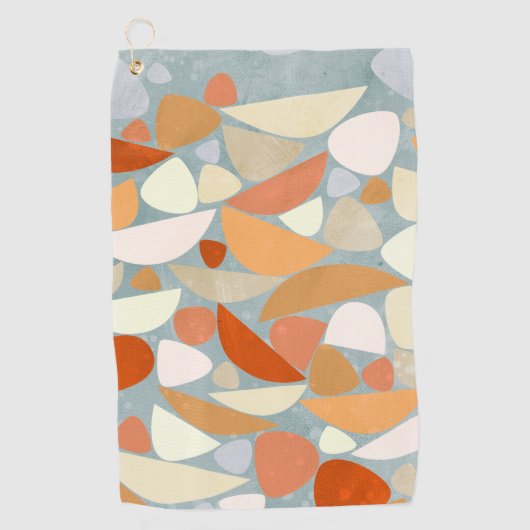 Serviette De Golf Abstract Modern Geometric Art (Devant)