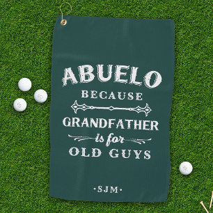 Serviette De Golf Abuelo   Grand-père est pour les vieux