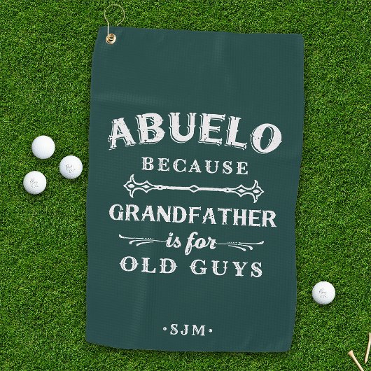 Serviette De Golf Abuelo | Grand-père est pour les vieux