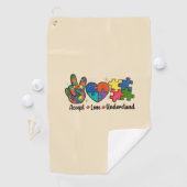 Serviette De Golf Accepter, aimer, comprendre la Sensibilisation sur (En situation)