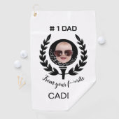 Serviette De Golf Accessoires pour Louveur-Cadeau de Fête des pères  (En situation)