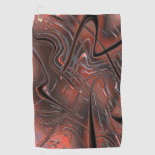 Serviette De Golf Accroches ondulées rustiques avec ombre de fumée s