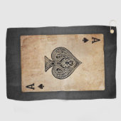 Serviette De Golf Ace of spades (Horizontal)