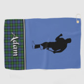 Serviette de golf Adam Tartan His (Horizontal)