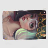 Serviette De Golf Adorable Grande Reine aux yeux (Horizontal)