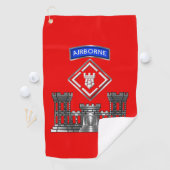 Serviette de golf aéroportée de la 20e brigade du (En situation)