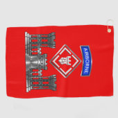 Serviette de golf aéroportée de la 20e brigade du (Horizontal)