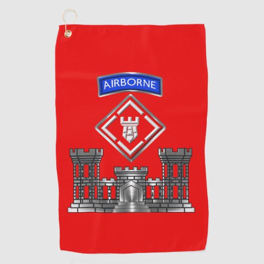 Serviette de golf aéroportée de la 20e brigade du (Devant)