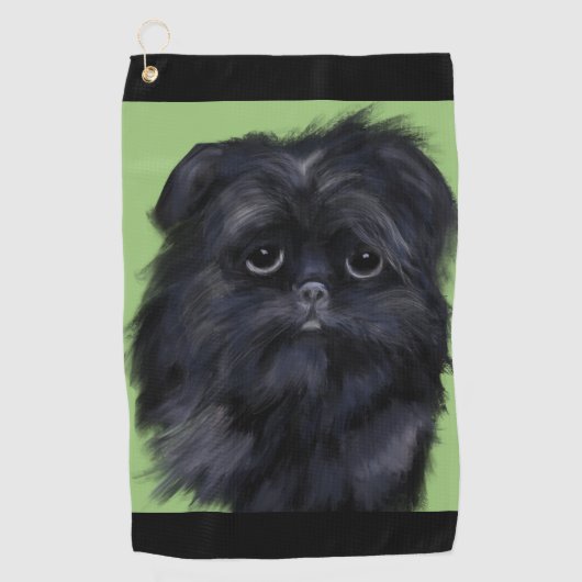 SERVIETTE DE GOLF AFFENPINSCHER (Devant)