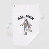 Serviette De Golf Ah Men Roller Skating Foi Vector Design_1 (En situation)