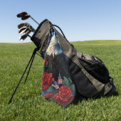 Serviette De Golf aigle américain (Vert)