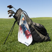 Serviette De Golf Aigle patriotique (Vert)