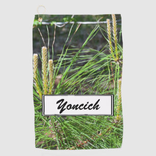 Serviette De Golf Aiguilles de pin par Kenneth Yoncich