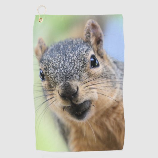 Serviette De Golf Aimant écureuil (Devant)