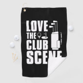 Serviette De Golf Aimer La Scène Club (En situation)