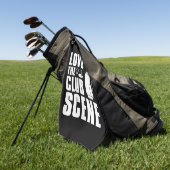 Serviette De Golf Aimer La Scène Club (Vert)
