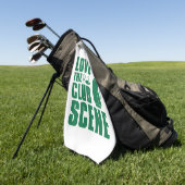 Serviette De Golf Aimer La Scène Club (Vert)