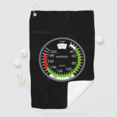 Serviette De Golf Air Speed Pilot Aviation Geek (En situation)