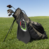Serviette De Golf Air Speed Pilot Aviation Geek (Vert)