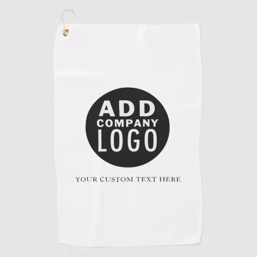 Serviette De Golf Ajouter Un Logo Promouvoir Votre Entreprise (Devant)